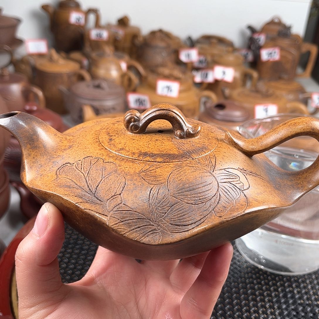 紫泥茶壶宜兴紫砂