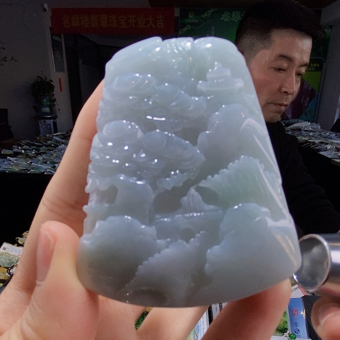 颈饰未镶嵌翡翠翡翠