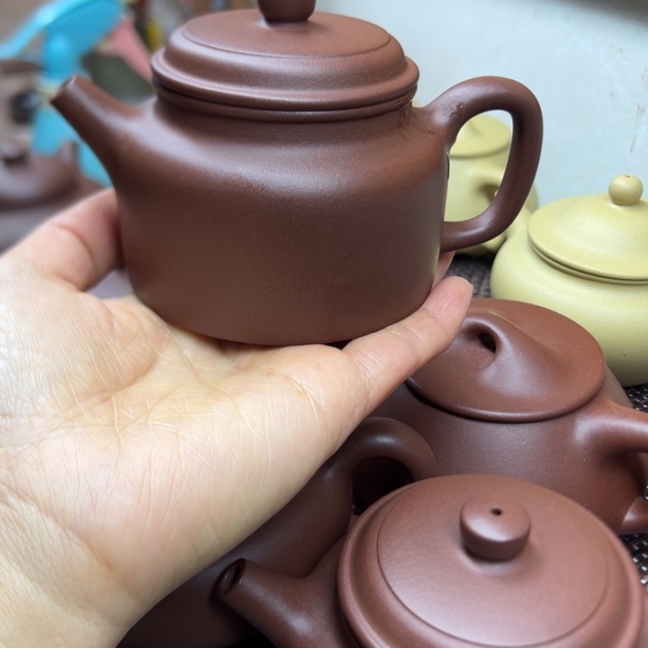 茶壶紫砂朱*半手工制作