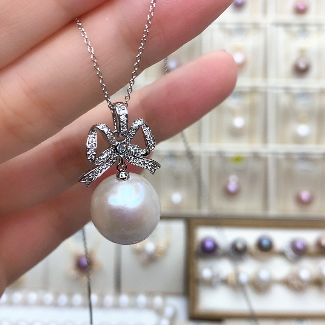 淡水珍珠颈饰合金