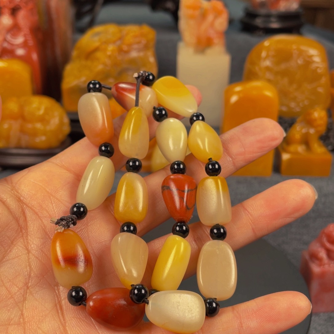 寿山石印石北***光寿山石雕刻