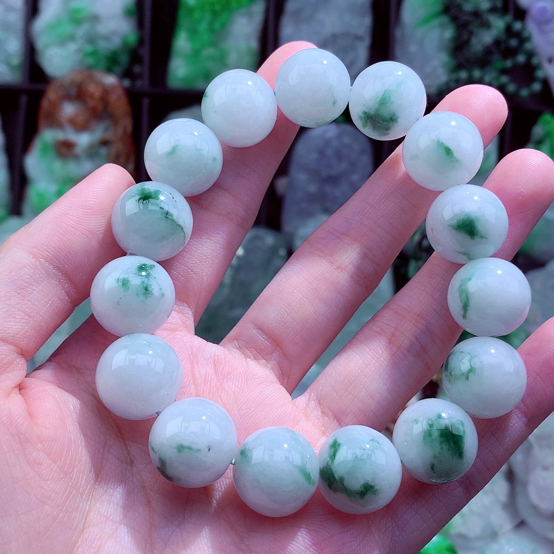 翡翠未镶嵌颈饰天然