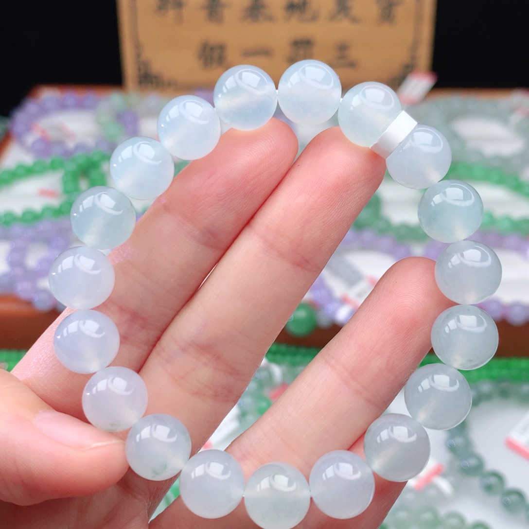 翡翠手链未镶嵌翡翠10mm
