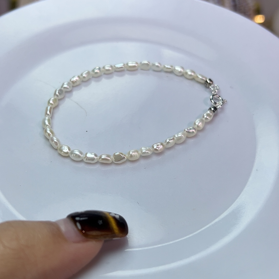 手绳钛钢淡水珍珠