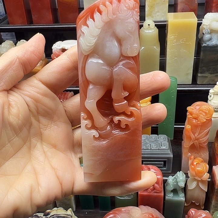 印石寿山石寿山石手工雕刻