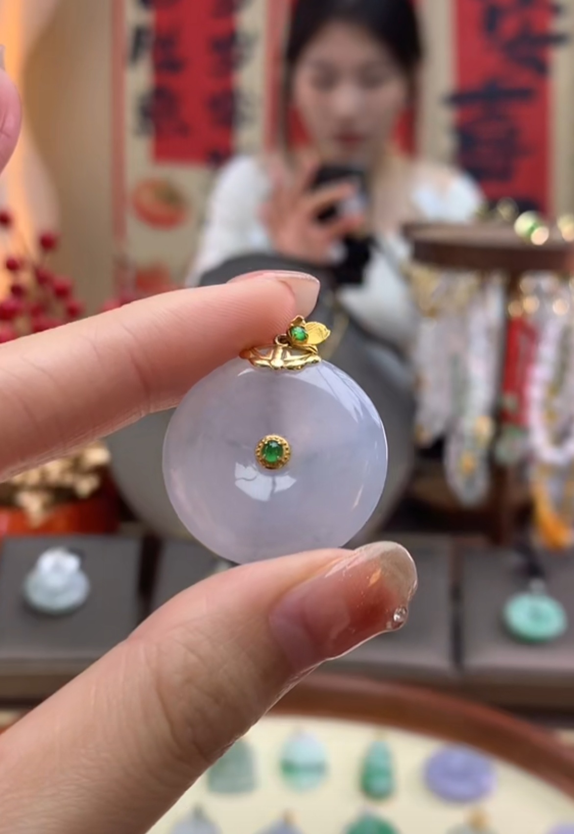 天然缅甸A货吊坠