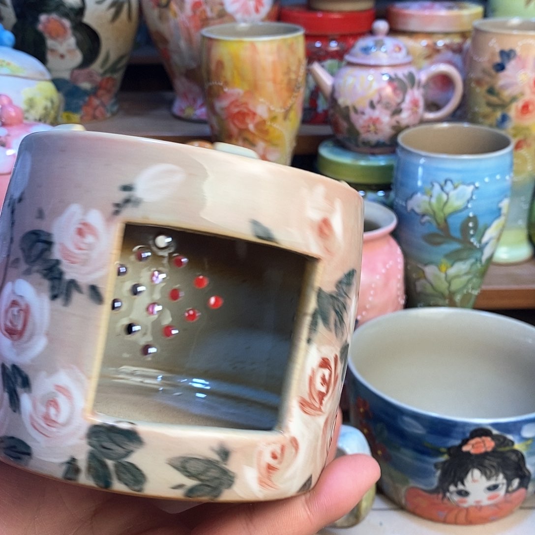 瓷片手绘陶瓷艺术设计