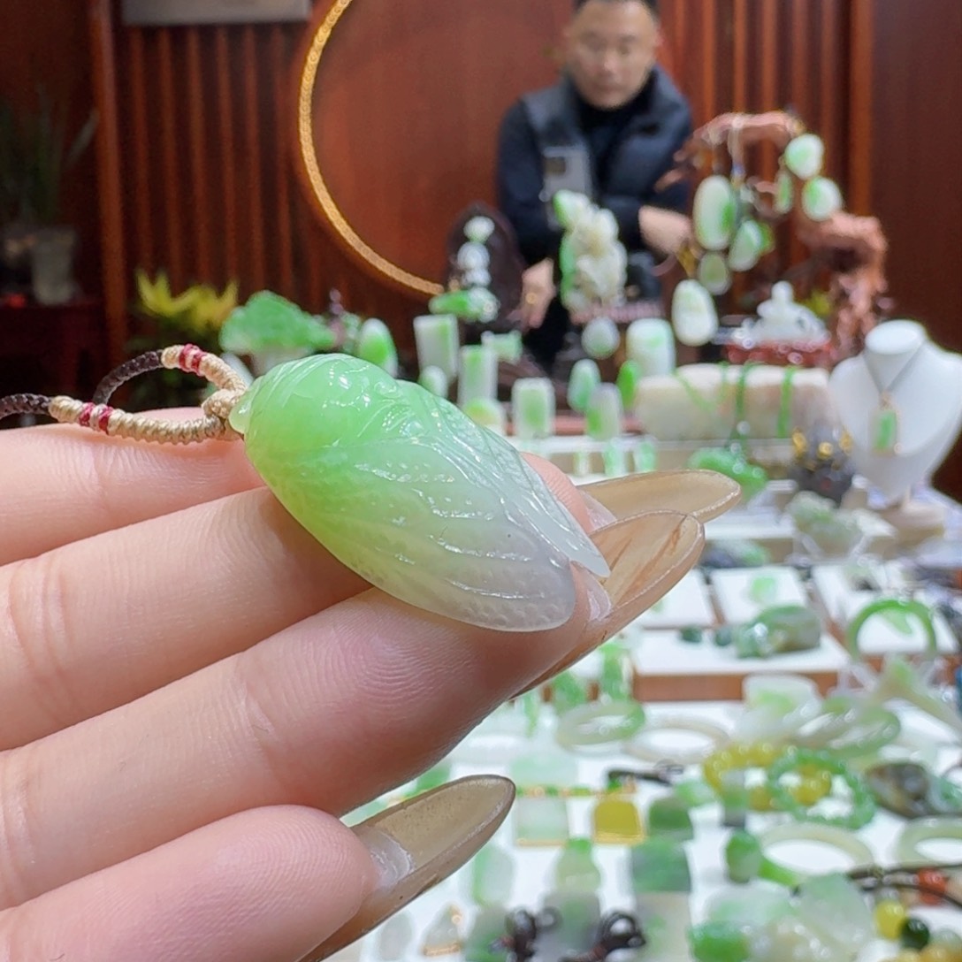 和田玉翠青金蝉未镶嵌
