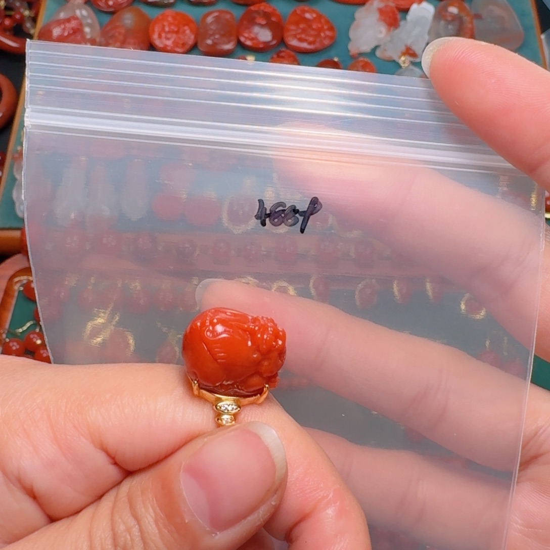 南红玛瑙南红银S925镶嵌