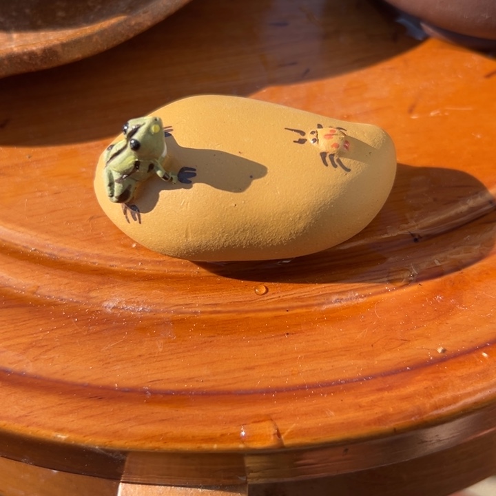 紫砂茶案小芒果茶宠