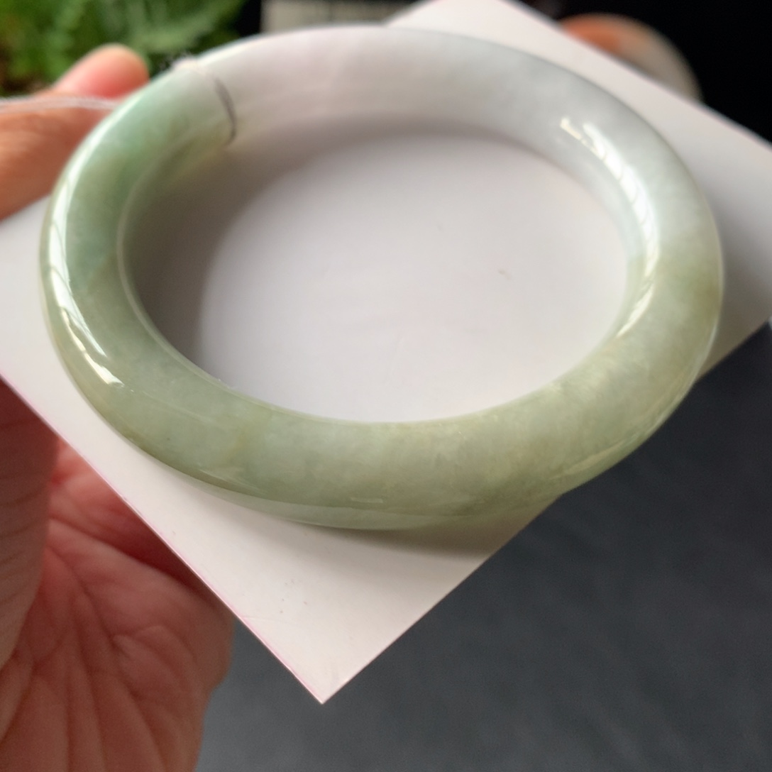 翡翠未镶嵌手镯4号54.4-10-9.9