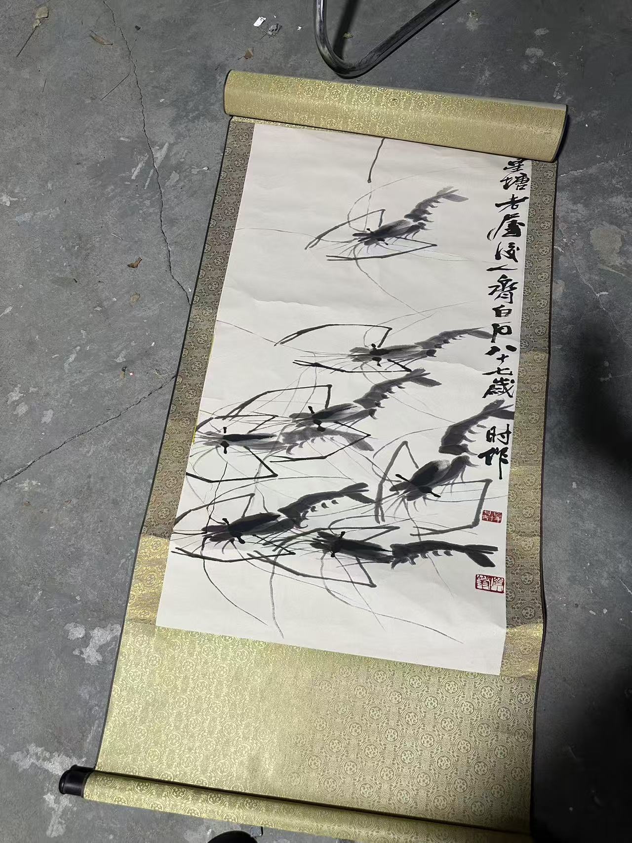 精品摆件虾布挂摆件