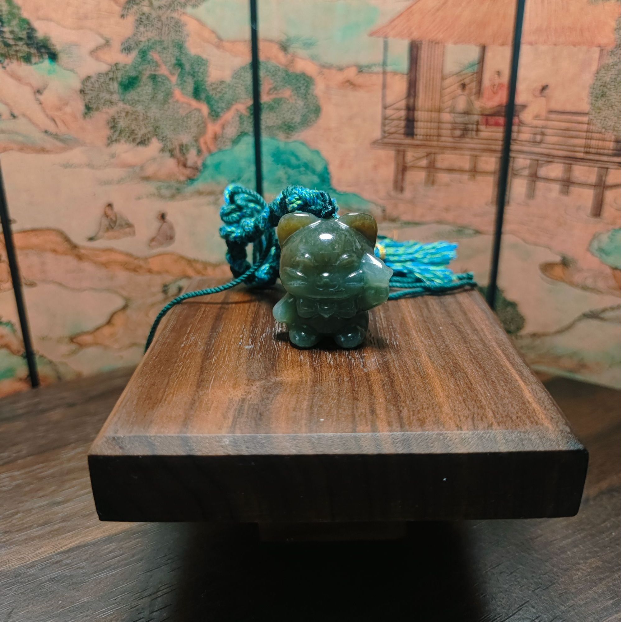 W和田玉卡通手把1342