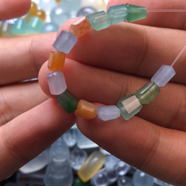 未镶嵌定制翡翠阿****财挂件