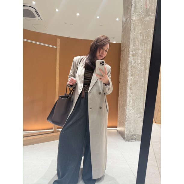 【NO退NO换】-韩系氛围感！翻领挺括感大衣外套（MHW038#） 棉花糖