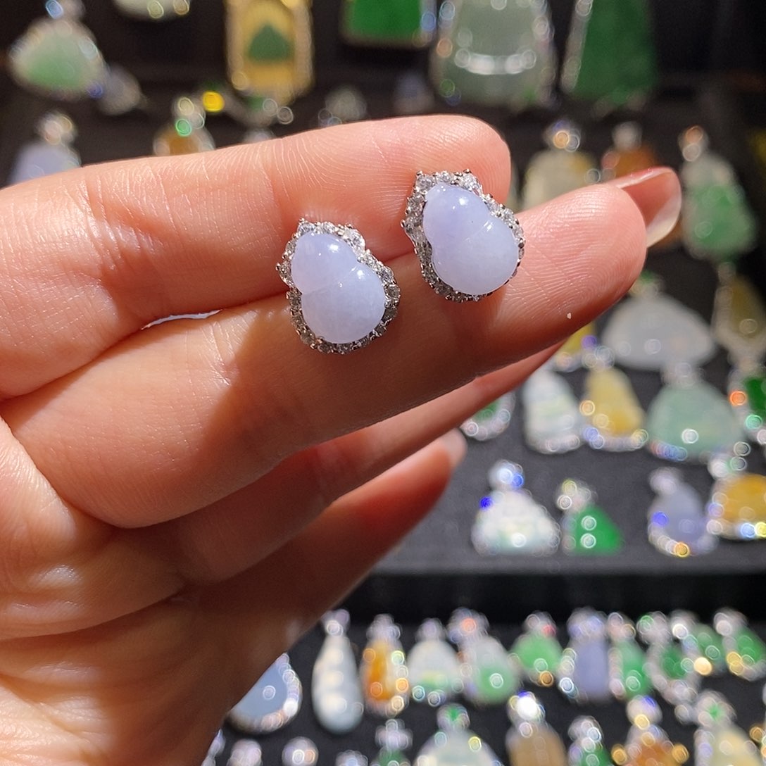 颈饰银S925镶嵌翡翠天然翡翠