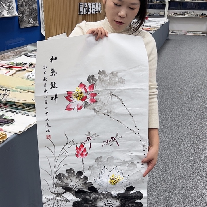 国画纯手绘字画教程分享