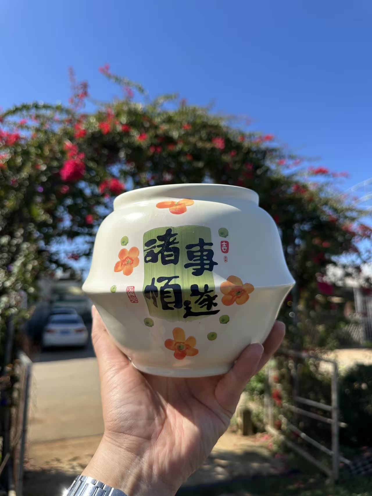 适用130盆君子兰梦香兰文心兰配套花盆名贵兰花