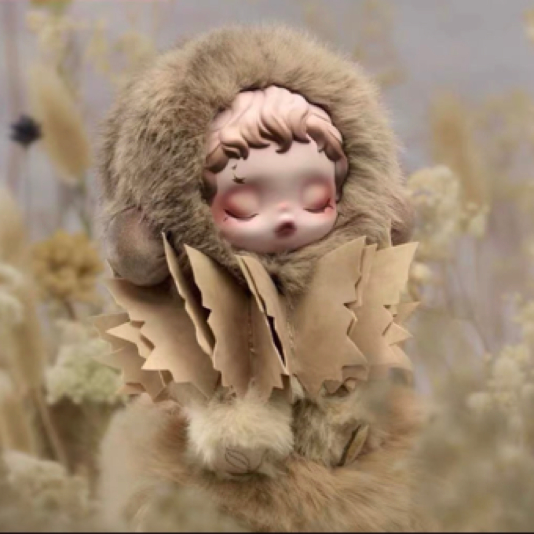 【拆盒】SKULLPANDA光织园系列SP搪胶脸毛绒挂件公仔盲盒