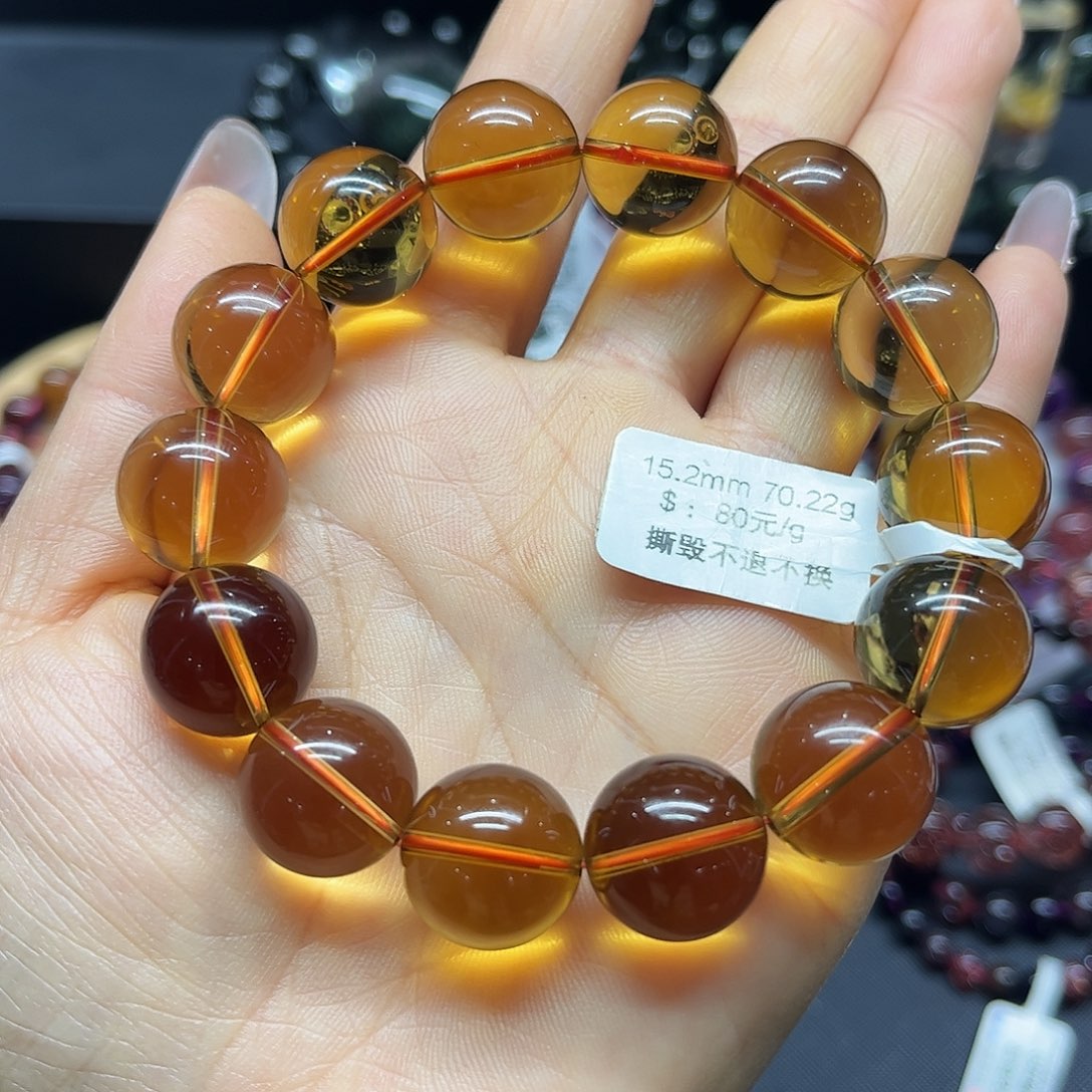 水晶手链未镶嵌天然水晶