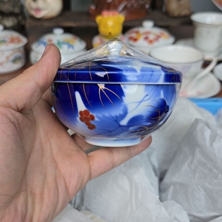 瓷片小小熊臻选瓷器一对一定闪