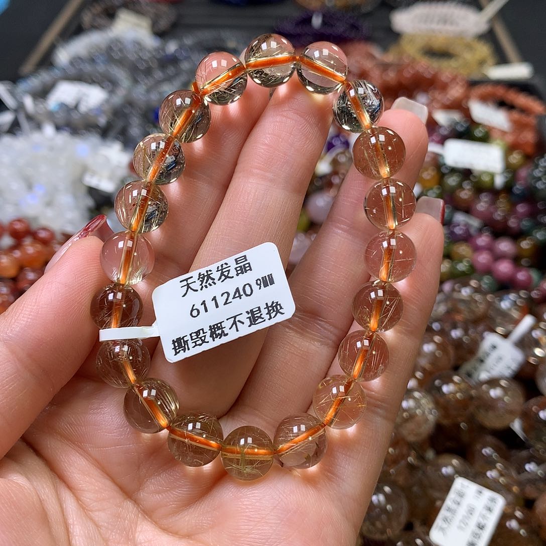 水晶手链未镶嵌，