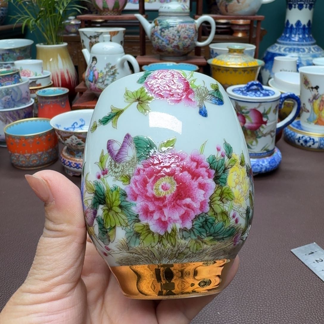 瓷片景德镇仿古手工制作精品展示