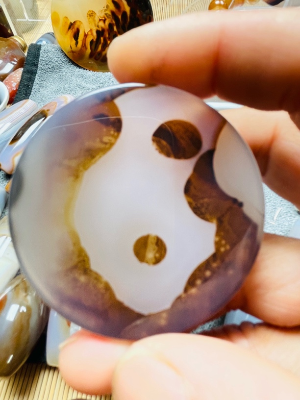 巴西玛瑙意境吊坠