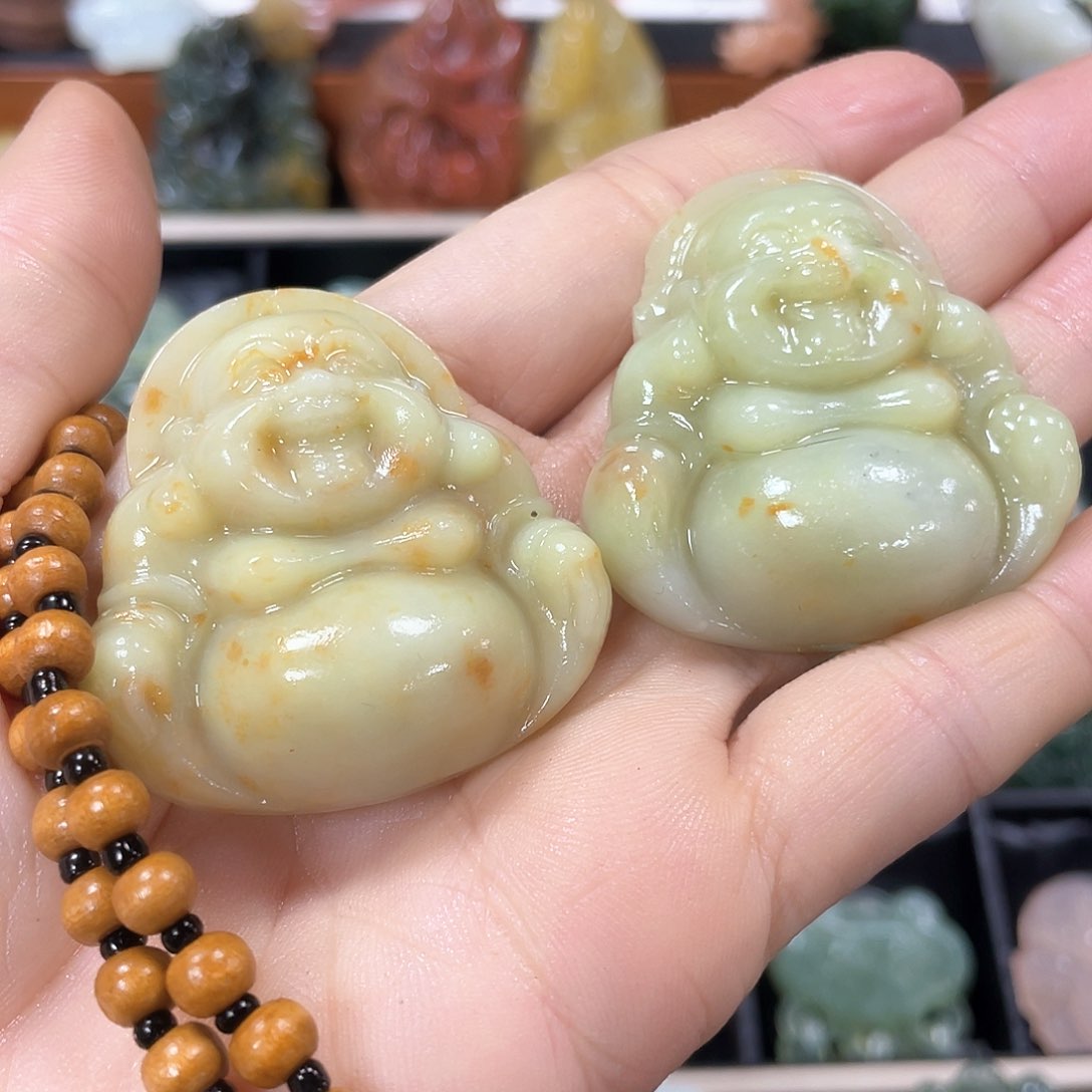 蛇纹石玉颈饰未镶嵌多样性发货，拍一发一