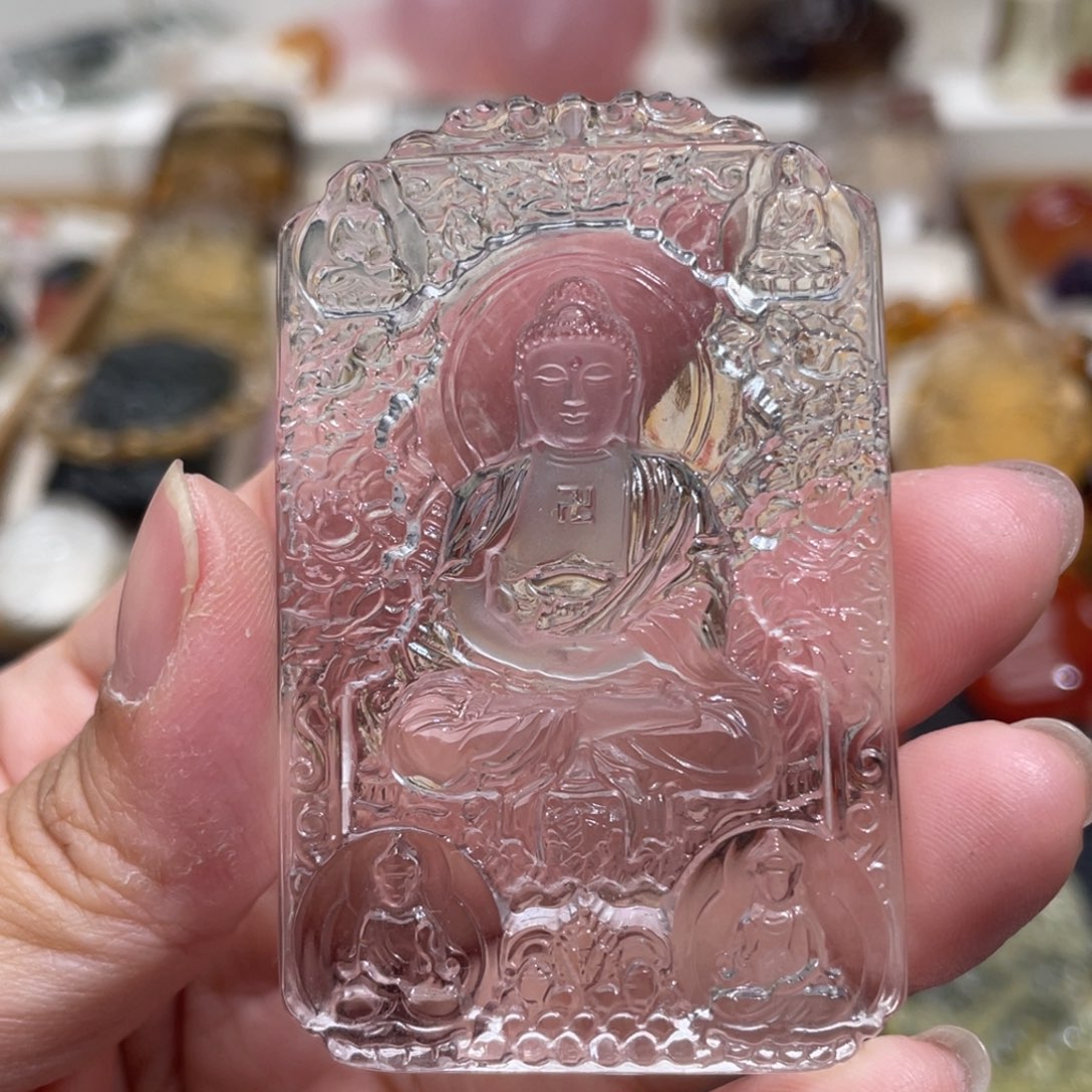 未镶嵌颈饰水晶定制