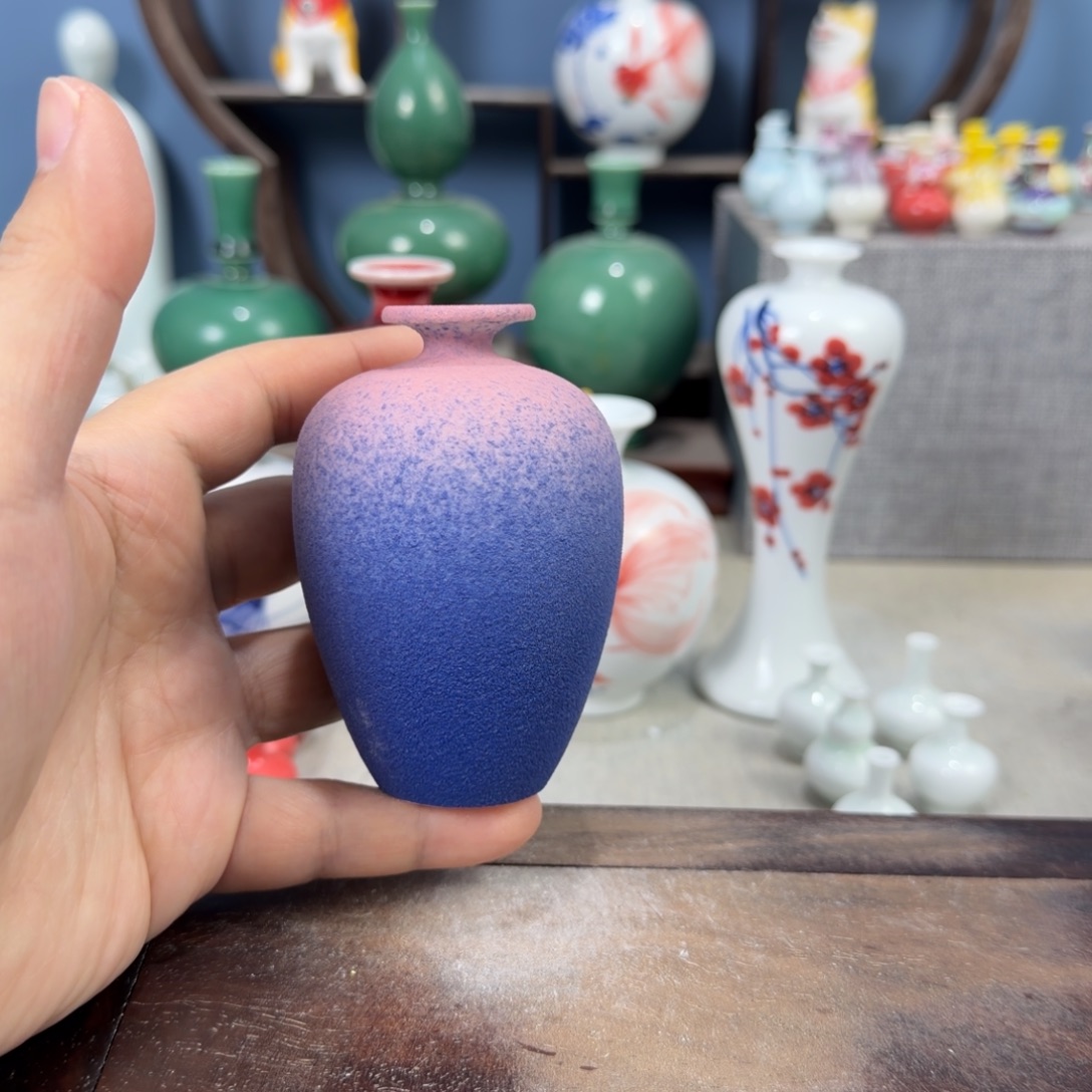 陶瓷手工小花器摆件