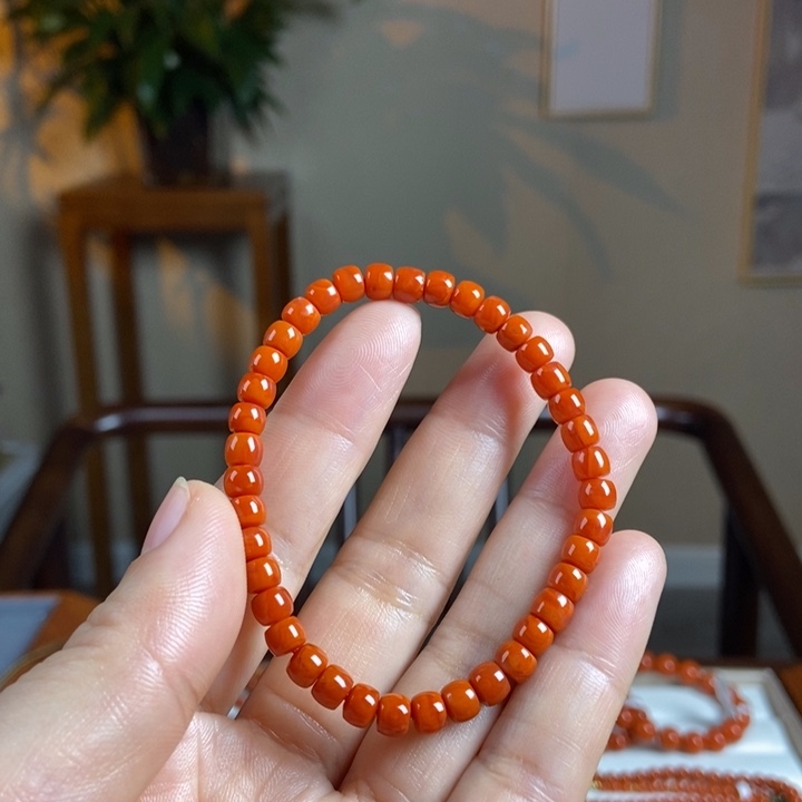 南红玛瑙手链未镶嵌南红5