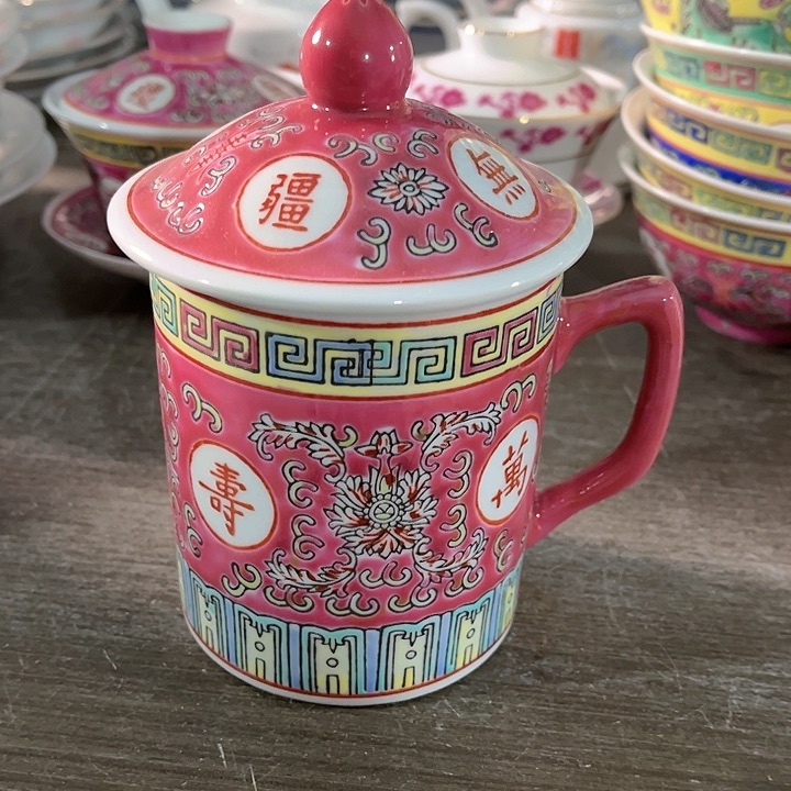 瓷片///////景德镇陶瓷办公杯。