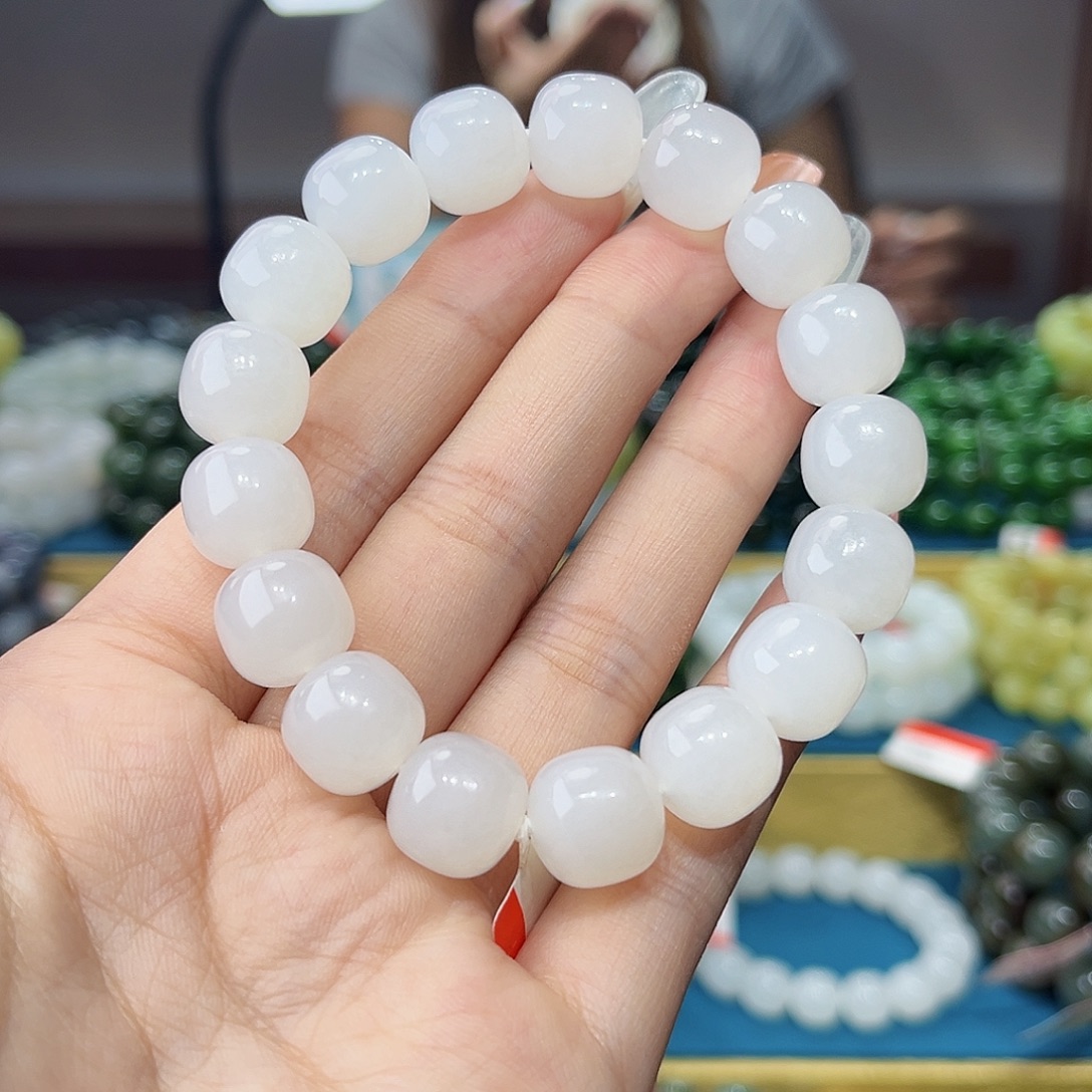 未镶嵌手链和田玉纯天然和田玉新疆且末天泰料12