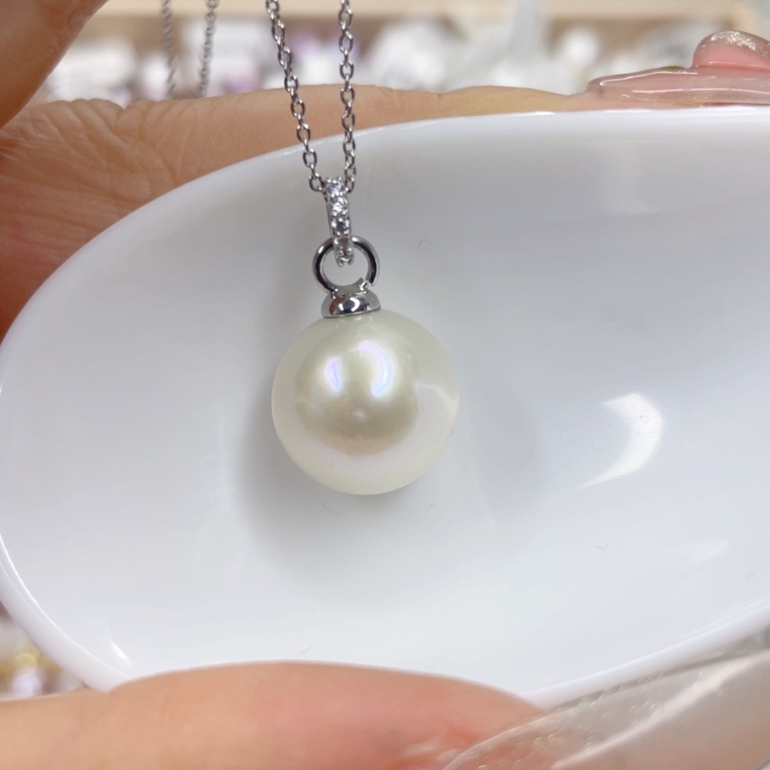 淡水珍珠未镶嵌吊坠(赠链)