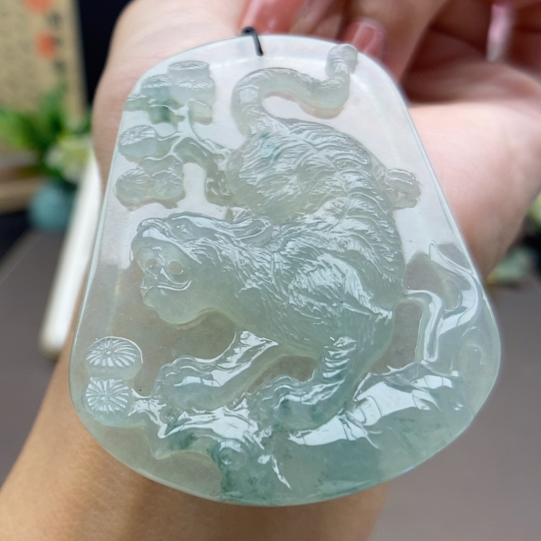 翡翠未镶嵌颈饰吊坠36