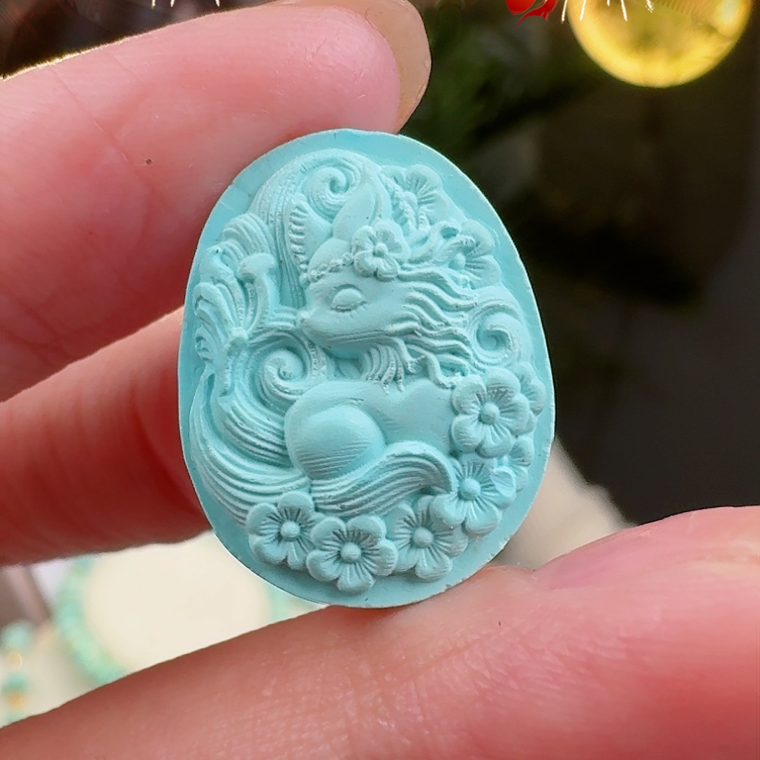 绿松石珠宝奇石未镶嵌