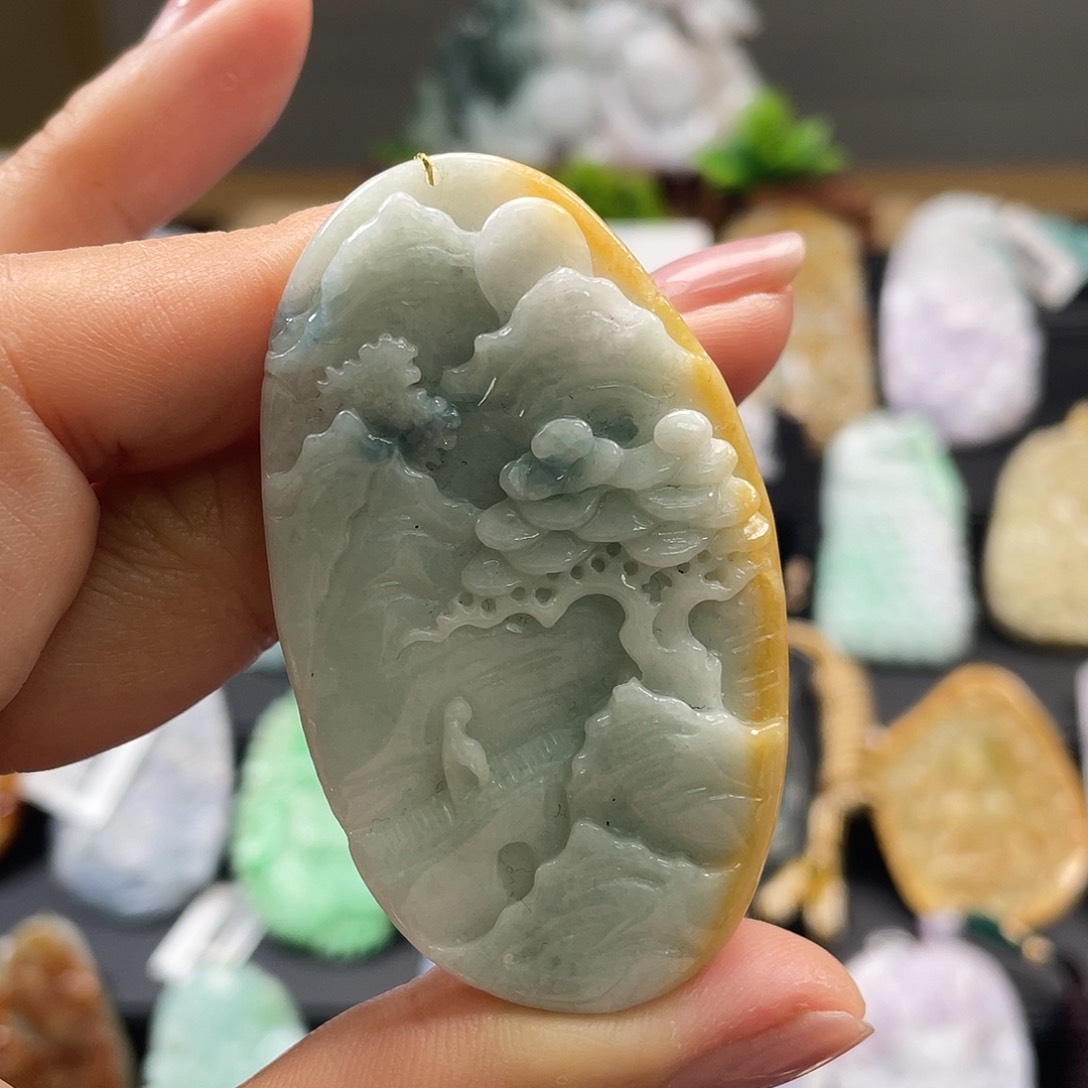 翡翠吊坠(不含链)未镶嵌