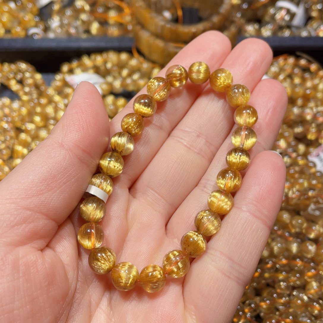 水晶手链未镶嵌天然水晶手链