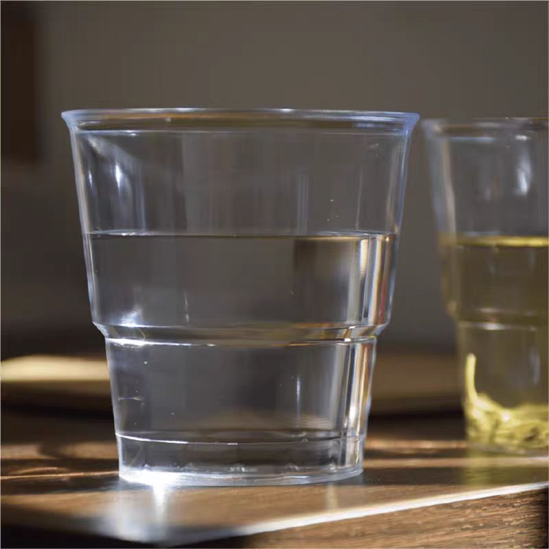 绿派水晶杯180ML20只硬质加厚透明耐高温食品级
