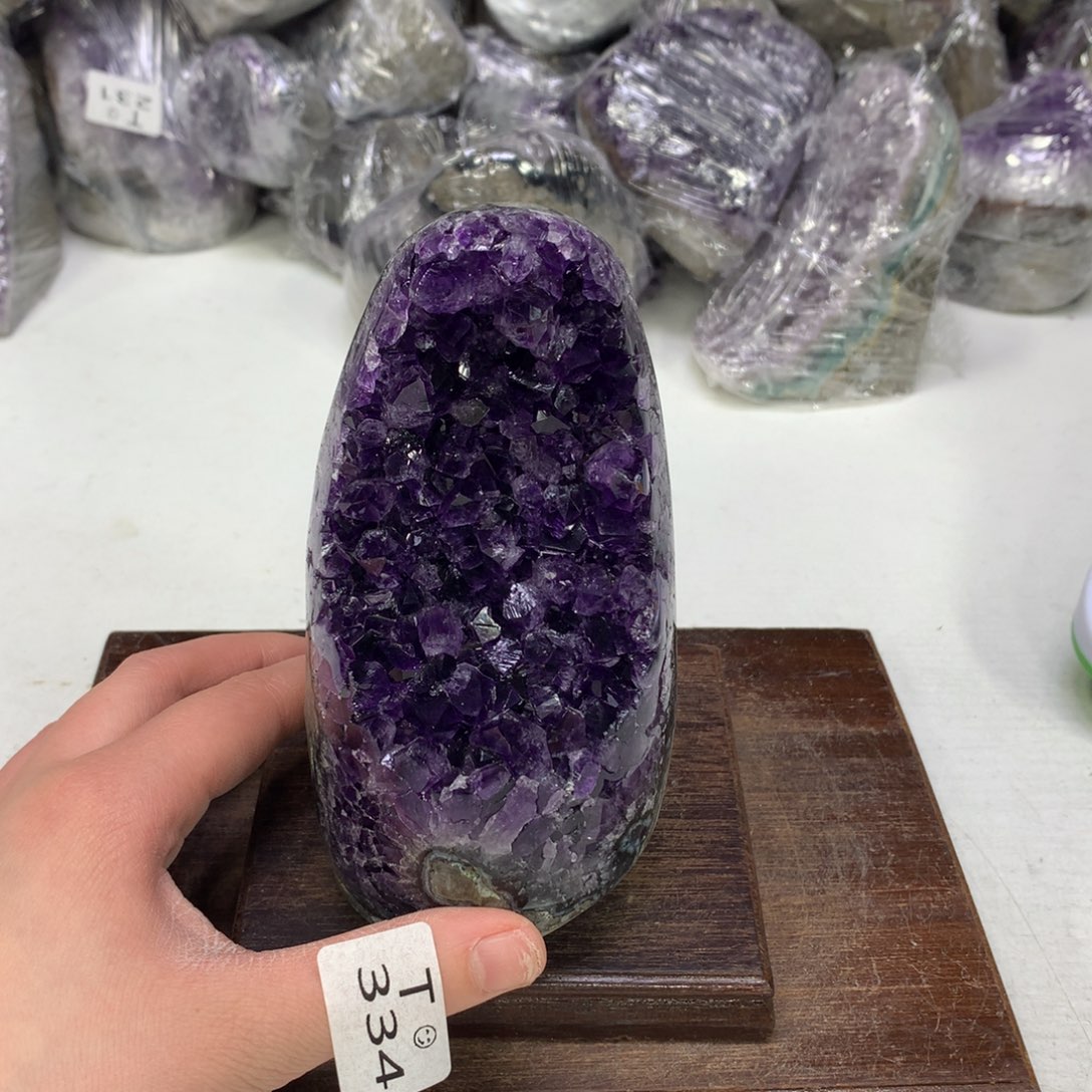 紫晶摆件未镶嵌水晶