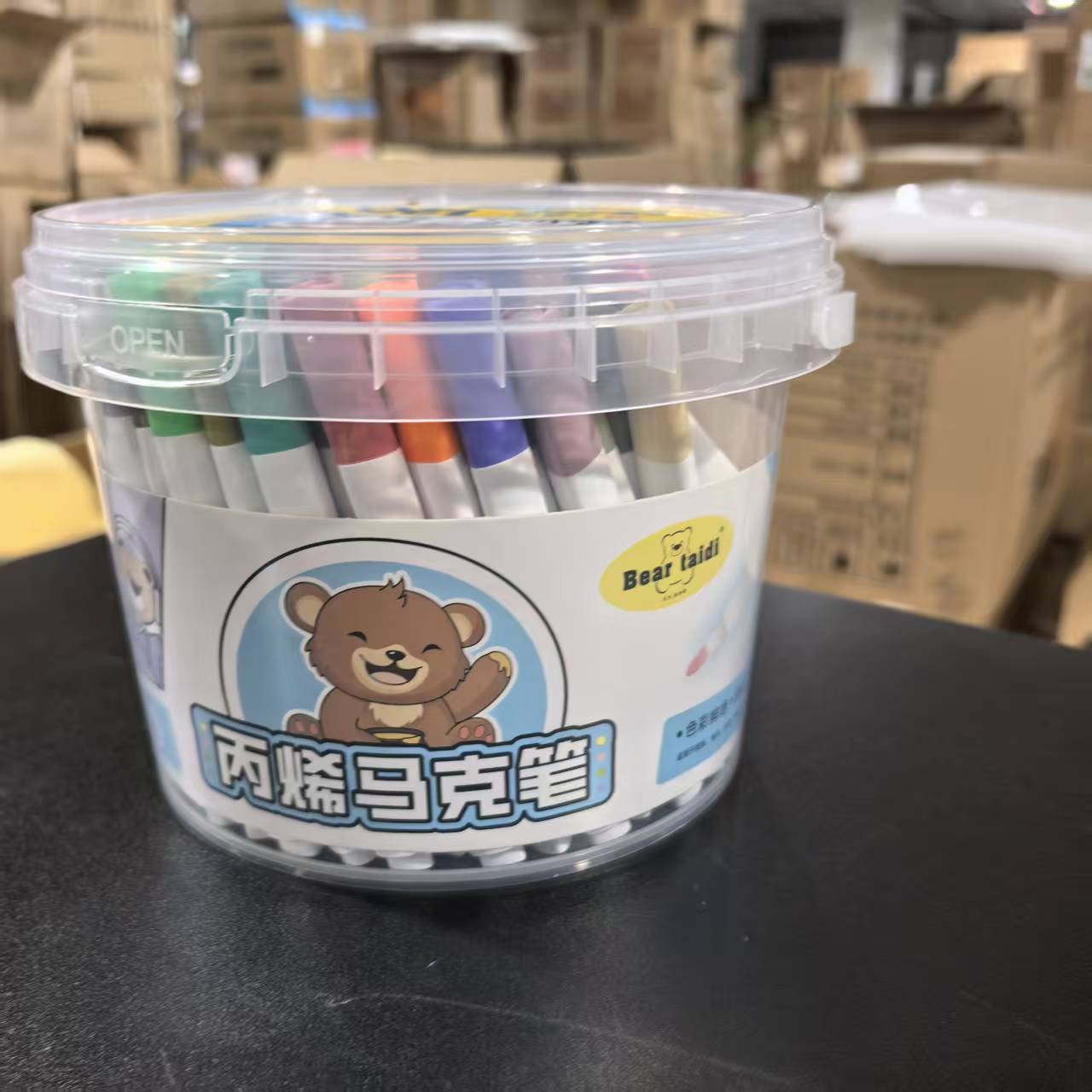 泰迪熊120色丙烯马克笔