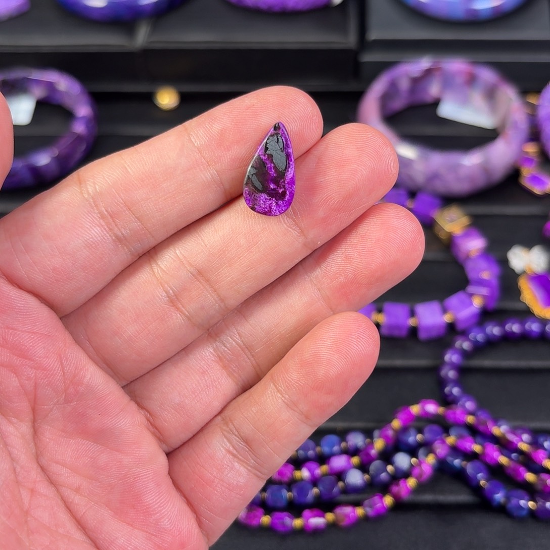 好***来苏纪石（舒俱来）未镶嵌吊坠