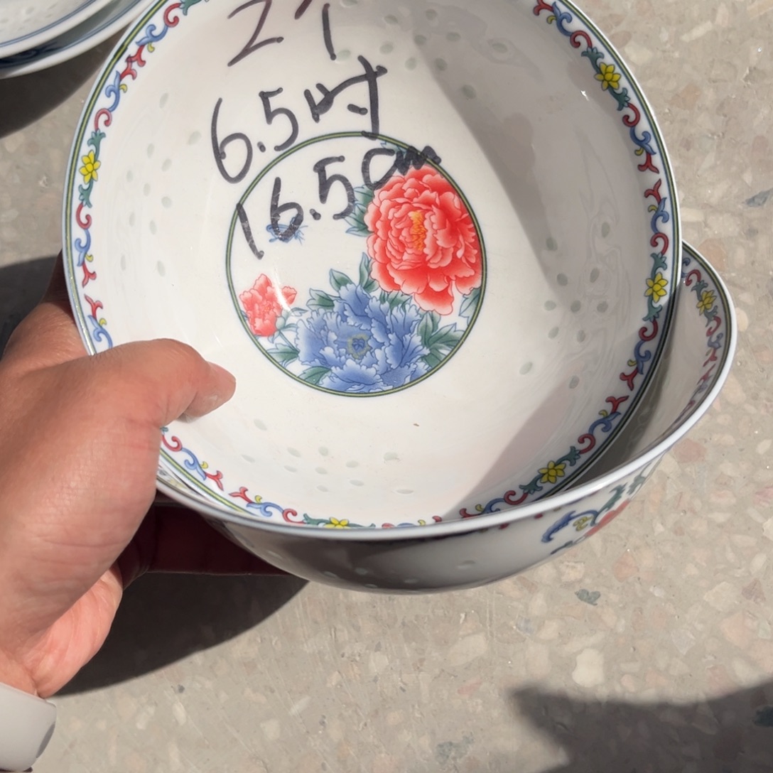 白泥景德镇高温细白瓷餐具