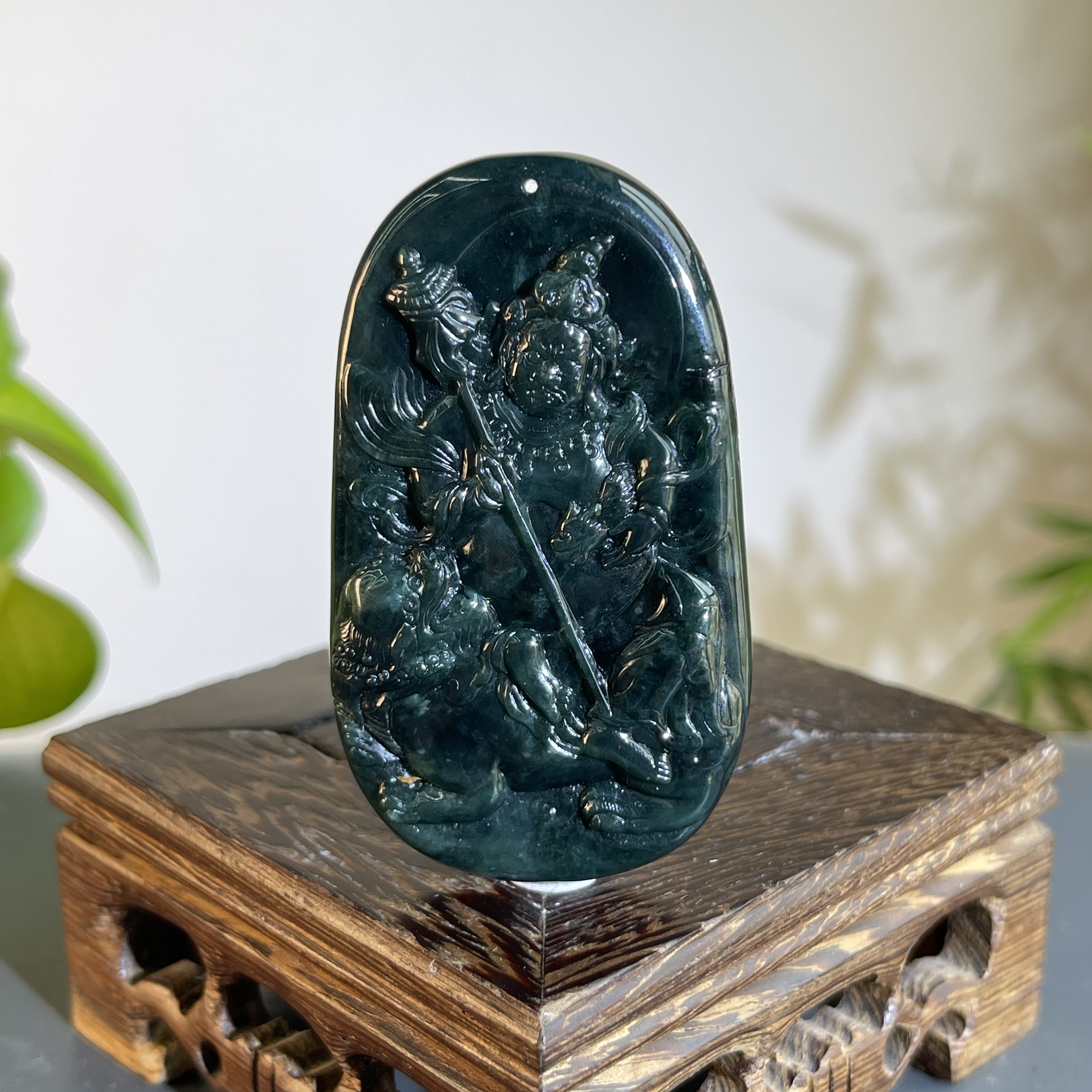 JTA23-159 天然缅甸翡翠A货 地藏王