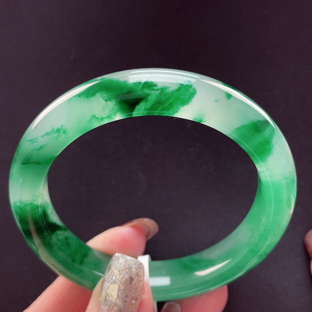 石英质玉未镶嵌手镯55-56