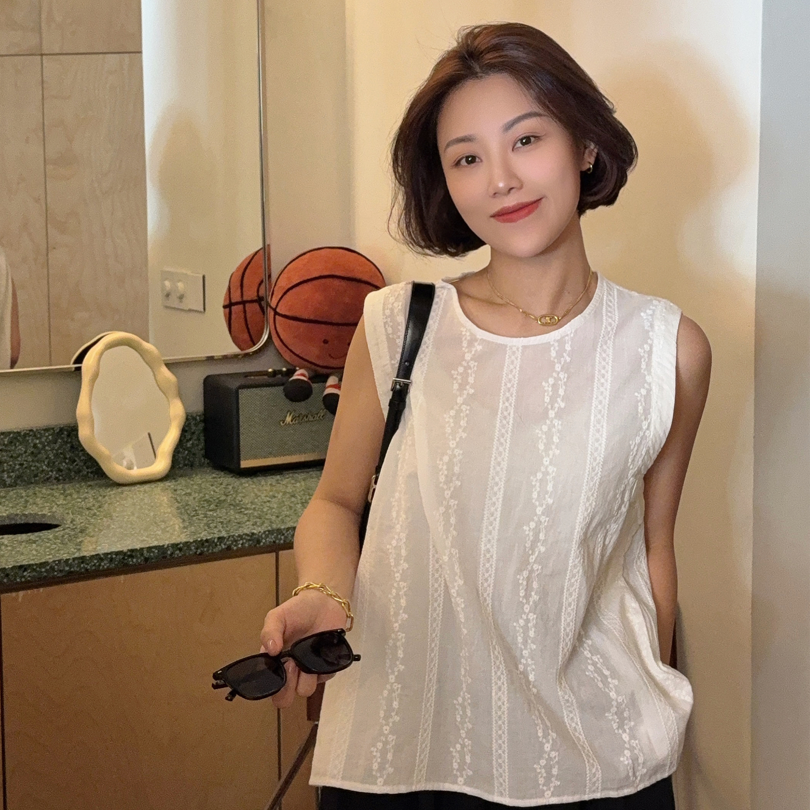 XIYE&W【提花小衫】百搭小衫