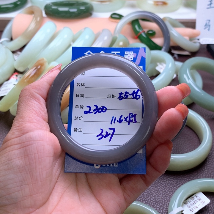 和田玉手镯未镶嵌@**姐