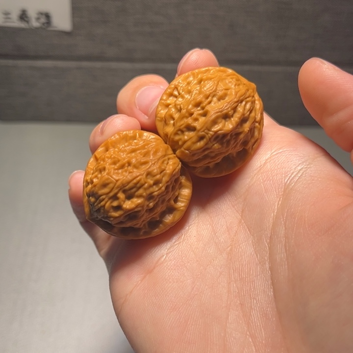 文玩核桃把件野麻153