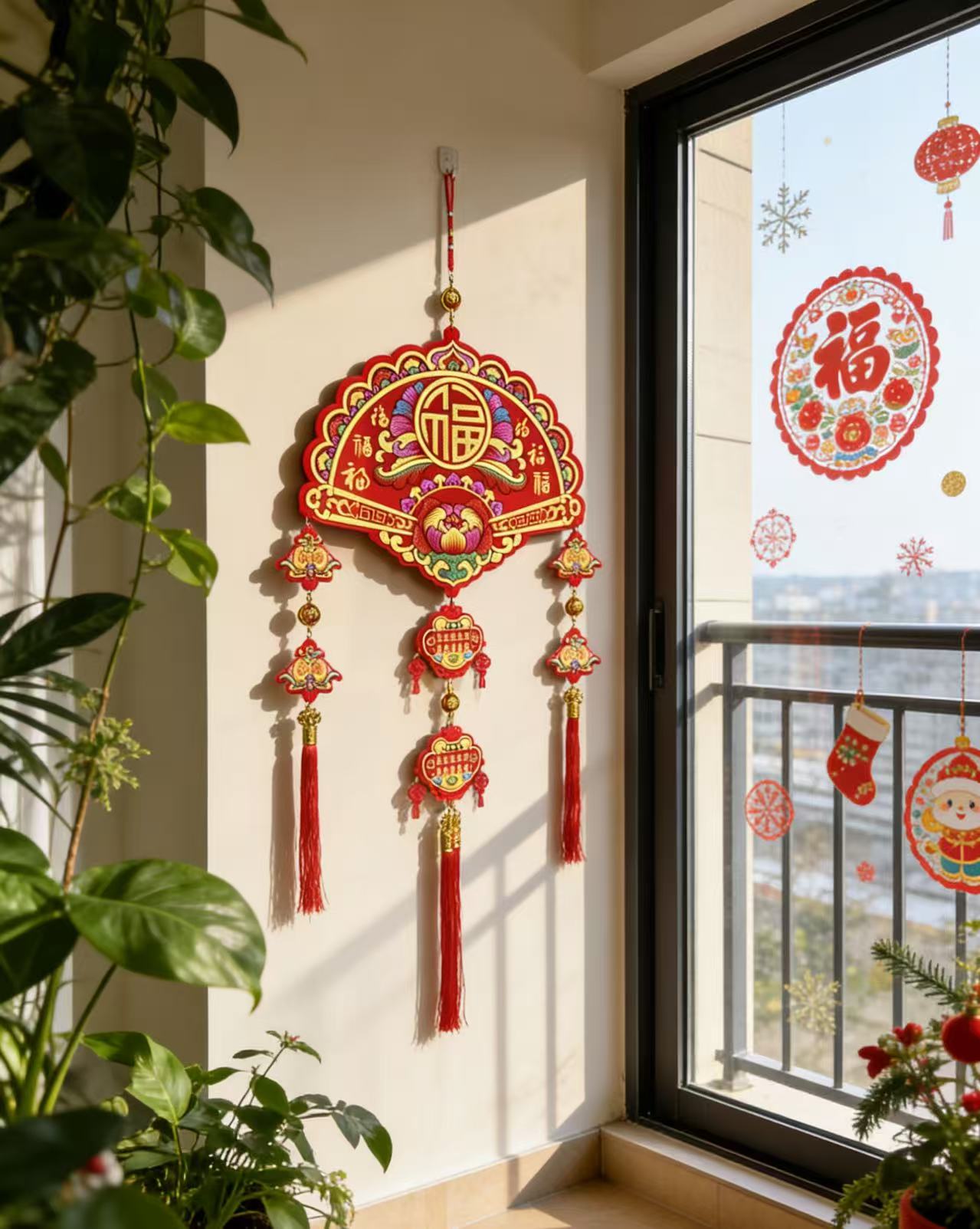 40#扇形挂件【大礼包新年大礼包挂件装饰用品以直播间为准